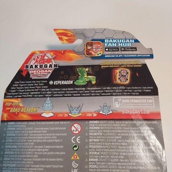 Bakugon Geogan Rising Viperagon New In Box - Picture 7 of 7